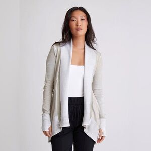 Blanc Noir Huntress Drape Front Cardigan